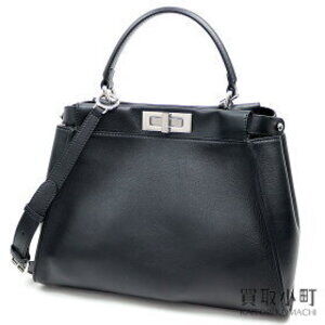 Fendi Bag Bugs Peekaboo Handbag Black Monster Eye Python Shoulder Tote